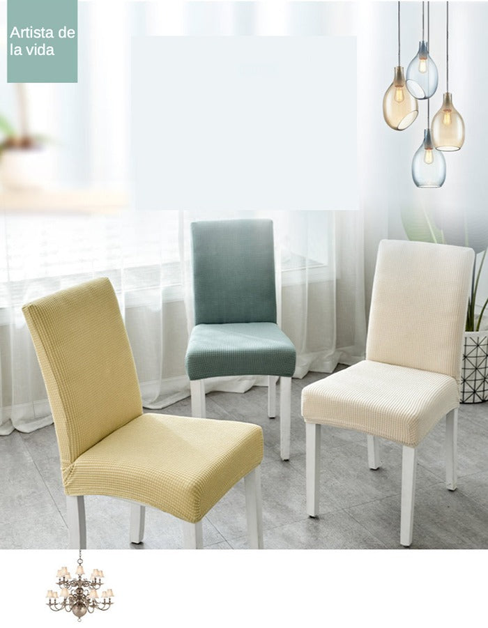 Fundas Elásticas Lisas para Sillas de Comedor – Pack x6 (Color entero)