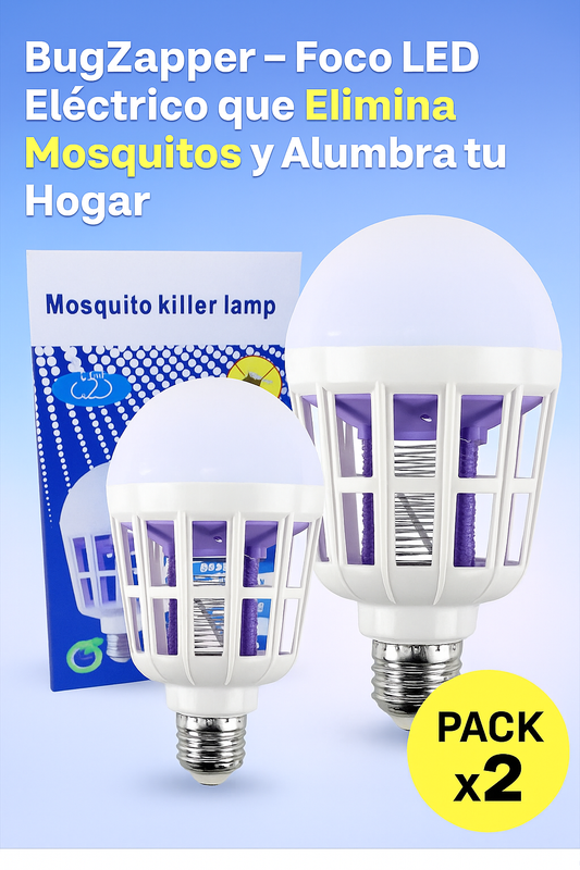 Pack de 2focos led antimisquitos-  BugZapper