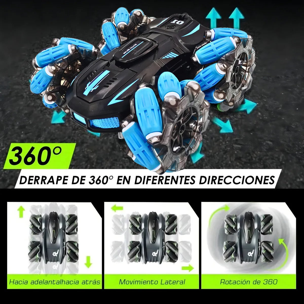 Juguete Auto Todoterreno Premiun-StunRider 4x4