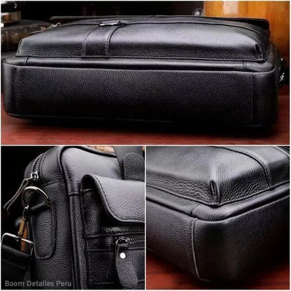 Maletín Ejecutivo de Cuero para Hombre – Weixier Pro
