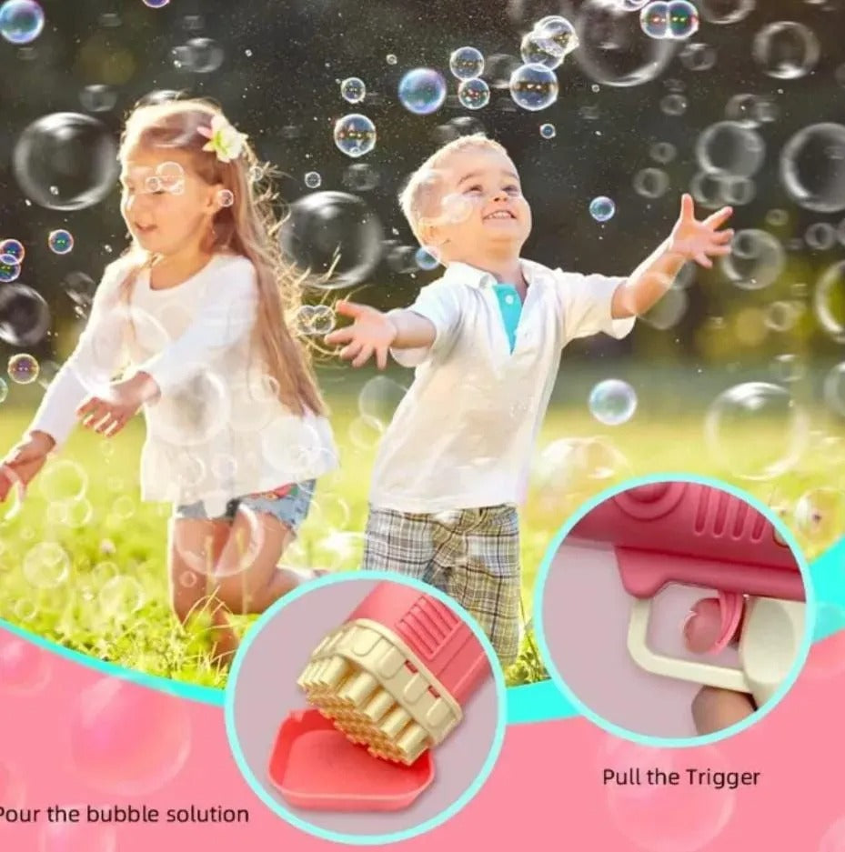Pistola de Burbujas Diversión -BubbleBlaster 36