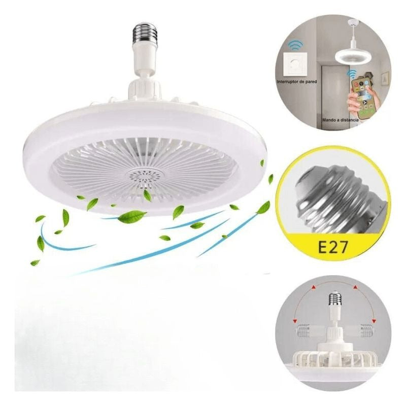 Ventilador de Techo LED  2 en 1 - BreezeLight