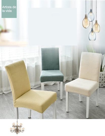 Fundas Elásticas Lisas para Sillas de Comedor – Pack x6 (Color entero)
