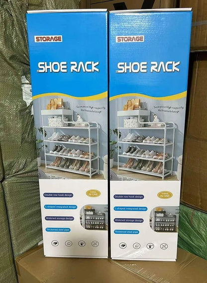 Zapatera de 5 Niveles con Estante - premiun