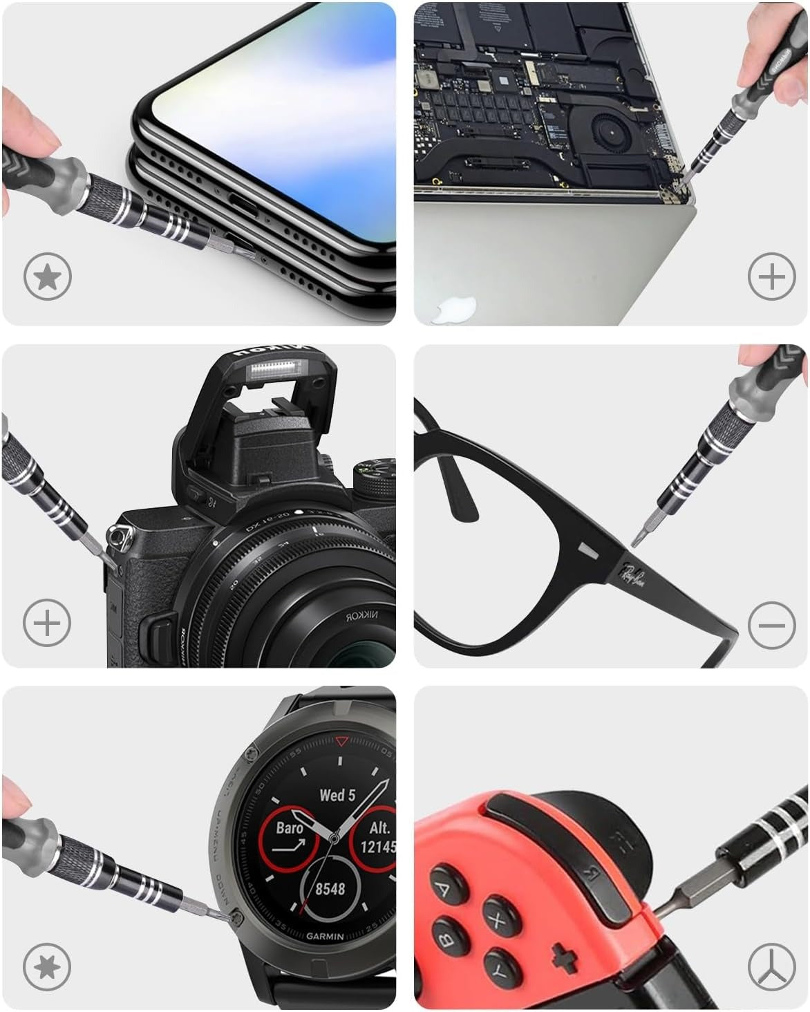 Kit de destornilladores para Reparacion Profesional - 115 en 1