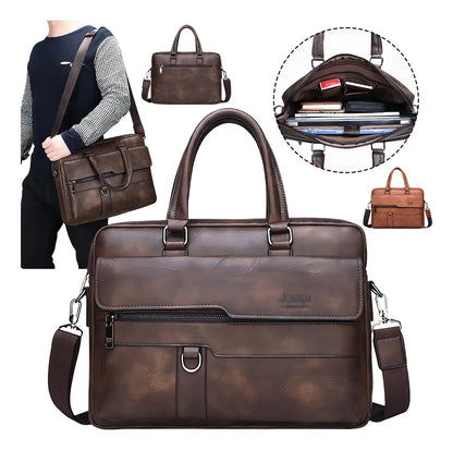 Maletín Ejecutivo de Cuero para Hombre – Weixier Pro