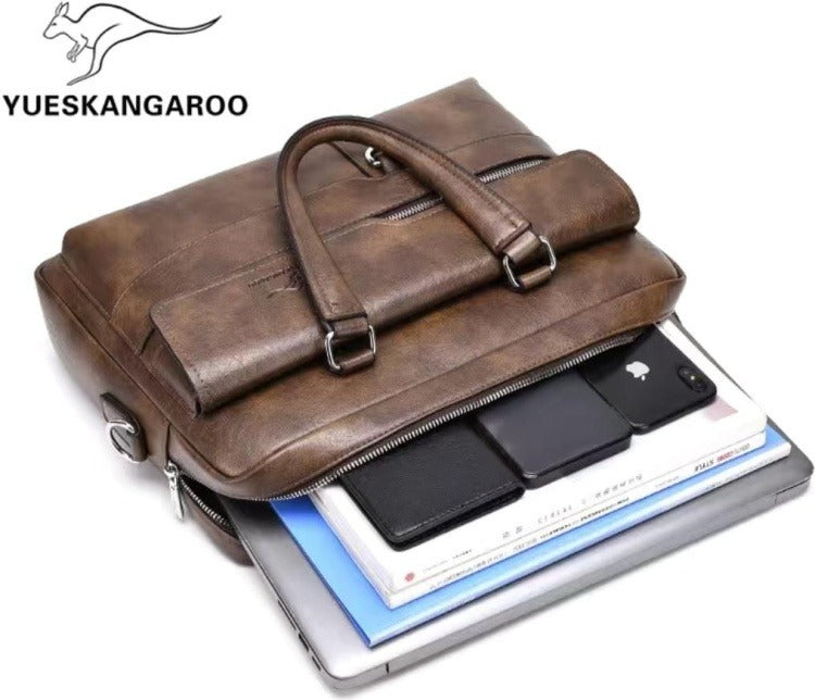 Maletín Ejecutivo de Cuero para Hombre – Weixier Pro