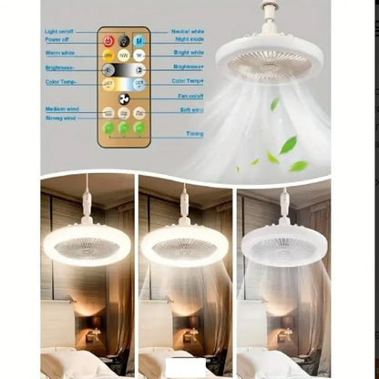 Ventilador de Techo LED  2 en 1 - BreezeLight