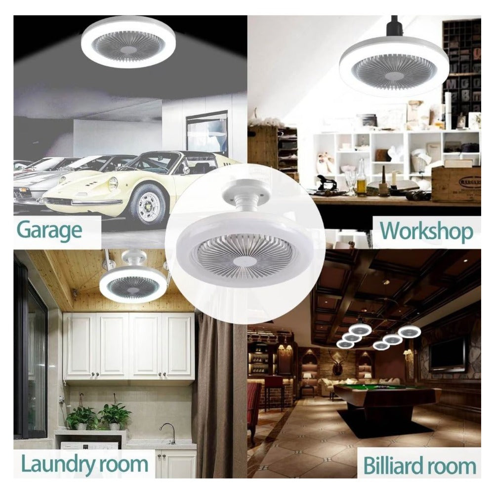 Ventilador de Techo LED  2 en 1 - BreezeLight