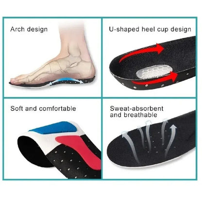 Plantillas Ortopédicas Antishock con Soporte Ergonómico – Pack x3