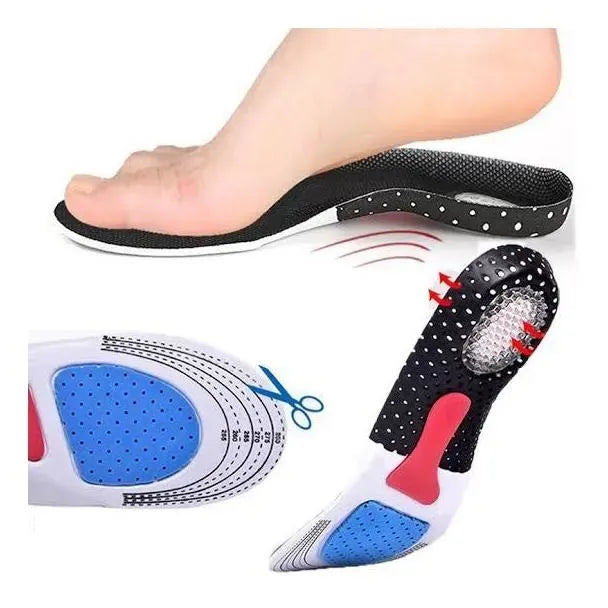 Plantillas Ortopédicas Antishock con Soporte Ergonómico – Pack x3