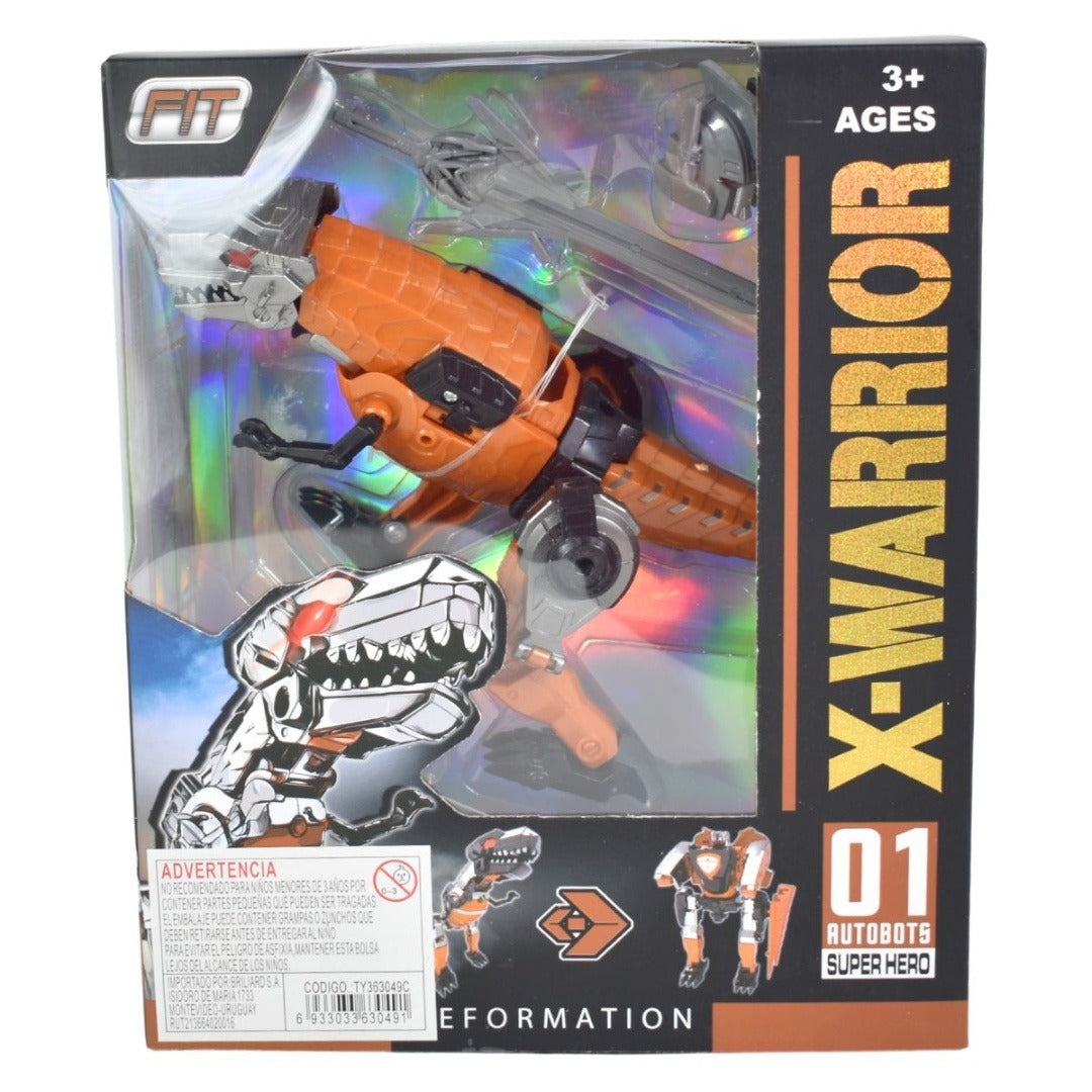 Robot Dinosaurio Transformable de Misión Épica – DinoBot X