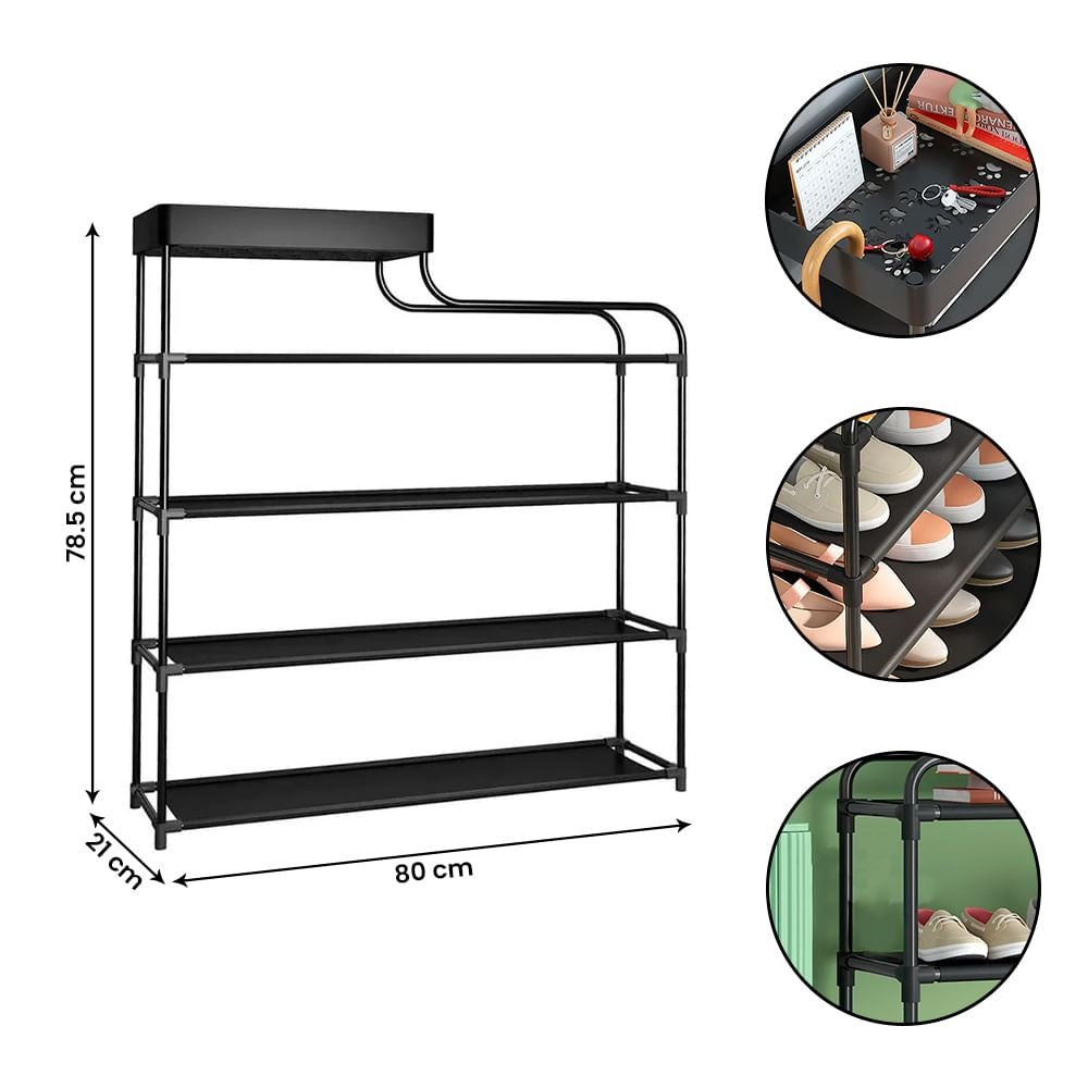 Zapatera de 5 Niveles con Estante - premiun