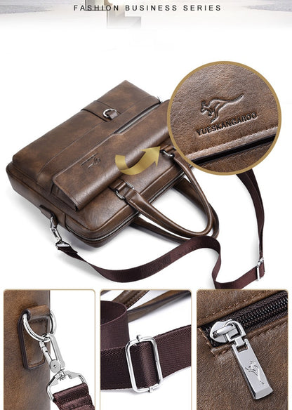 Maletín Ejecutivo de Cuero para Hombre – Weixier Pro