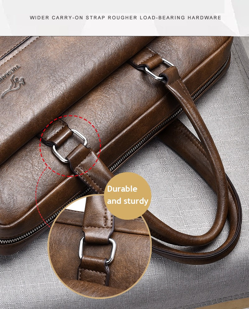 Maletín Ejecutivo de Cuero para Hombre – Weixier Pro